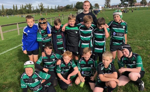 Luke Richards with the U11s