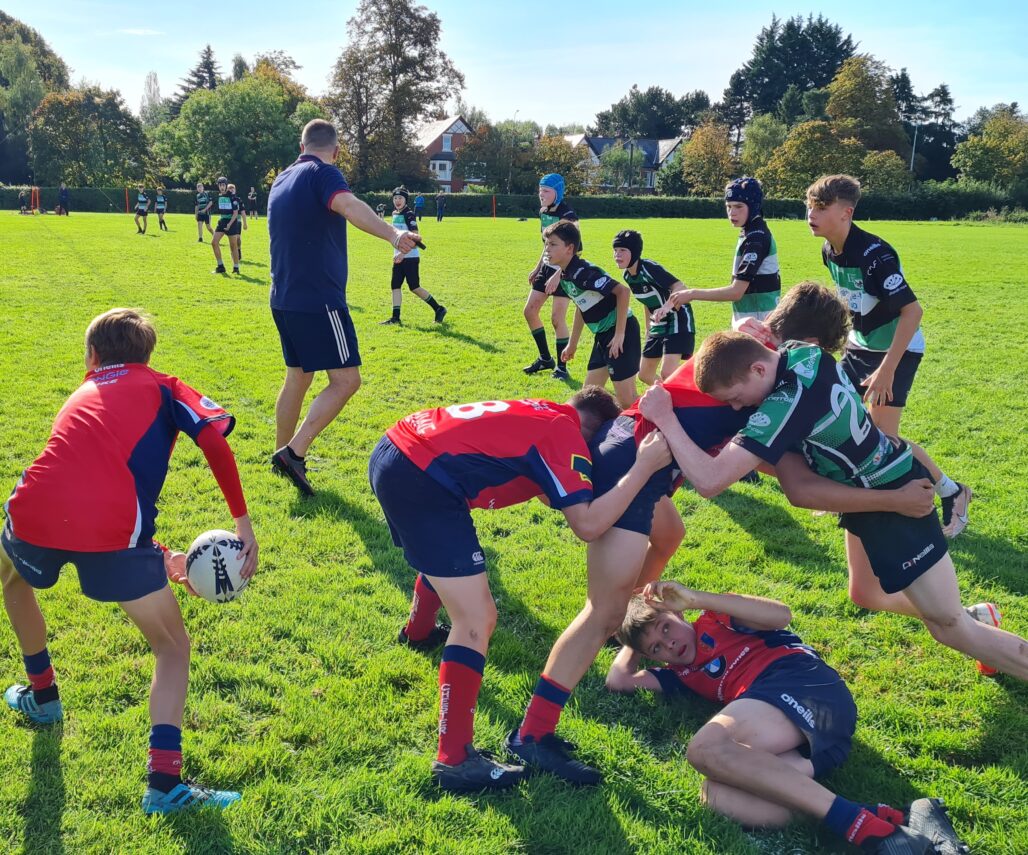 Under 14's at Chester 8th October 2023 Lymm RFC