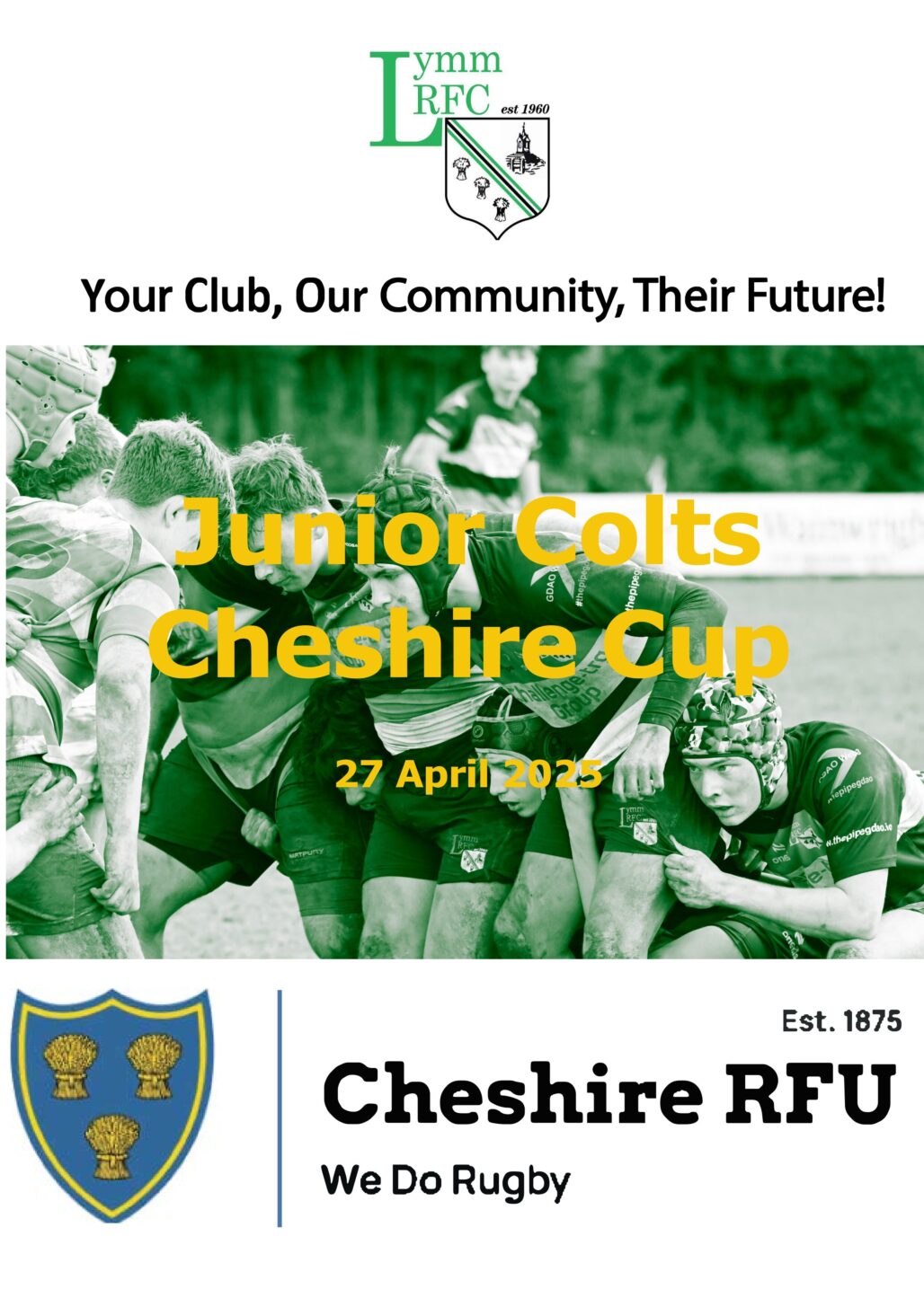 Lymm Rufc Badge Junior Colts Cheshire Cup Finals Day @ Lymm RFC | Lymm RFC