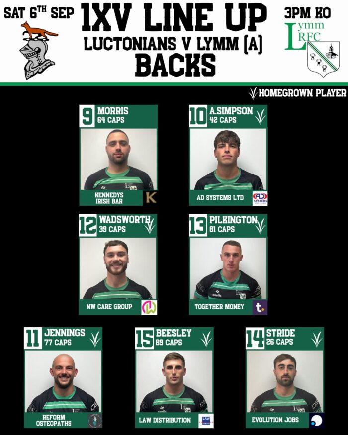 Lymm Rufc Badge 1st XV Away to Luctonians - Saturday 6th September 2025 | Lymm RFC