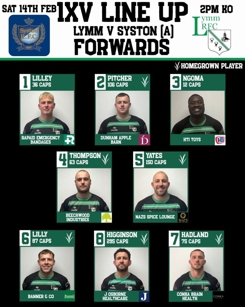 Syston Rfc 1st XV Away to Syston RFC - Saturday 14th February 2026 KO 2pm | Lymm RFC